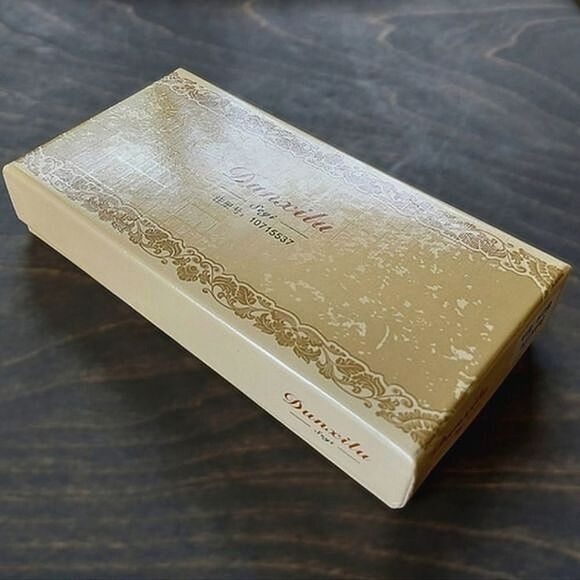 BNIB Dunxilu blue leather rhinestone detail clutch wallet - Picture 3 of 14